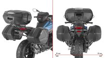  BMW R1300R Seitenkofferhalterung