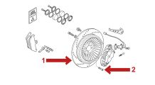  BMW R1200CL Bremsscheibe hinten ABS