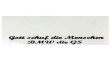  BMW R 1250 GS & R 1250 GS Adventure Aufkleber Gott GS