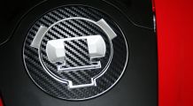  BMW R1200R (2005-2014) Tankstutzen-Pad 3D-CarbonLook