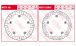 BMW F800R Bremsscheiben vorne Rivet Pack