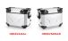 BMW R12nineT, R12, R12S & R12G/S GIVI Trekker Outback EVO Smart Koffer eloxiert mit Cut-Out für Auspuff