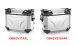 BMW R12nineT, R12, R12S & R12G/S GIVI Trekker Outback EVO Smart Koffer eloxiert mit Cut-Out für Auspuff