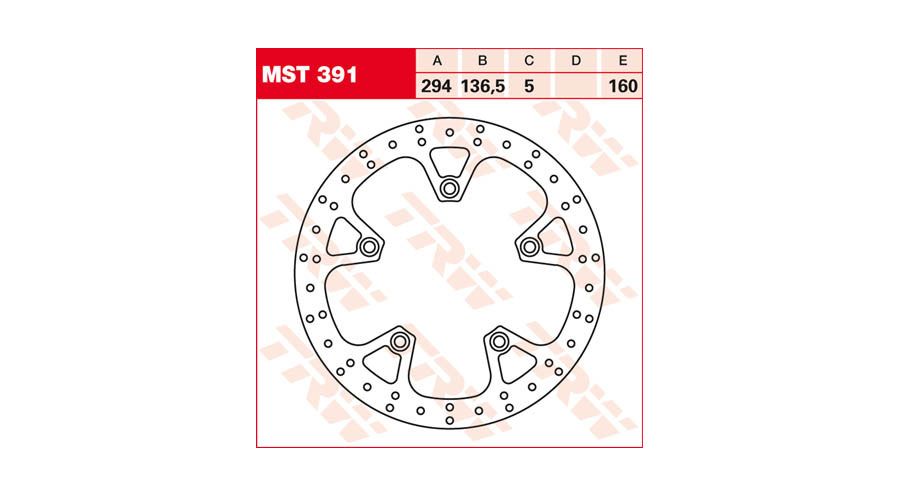 BMW K1300GT Bremsscheibe hinten