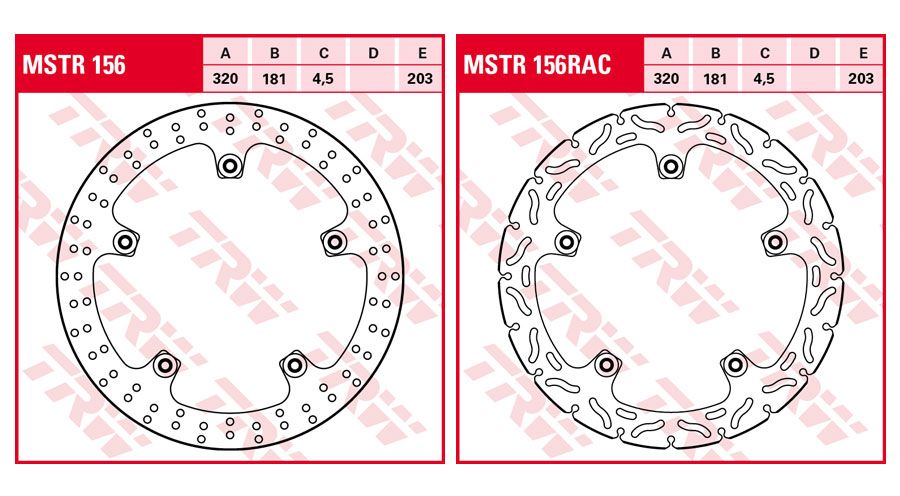 BMW F800R Bremsscheiben vorne Rivet Pack