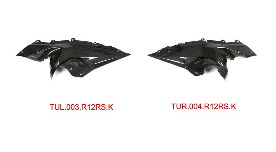 BMW R 1200 RS, LC (2015-) Seitendeckel am Tank