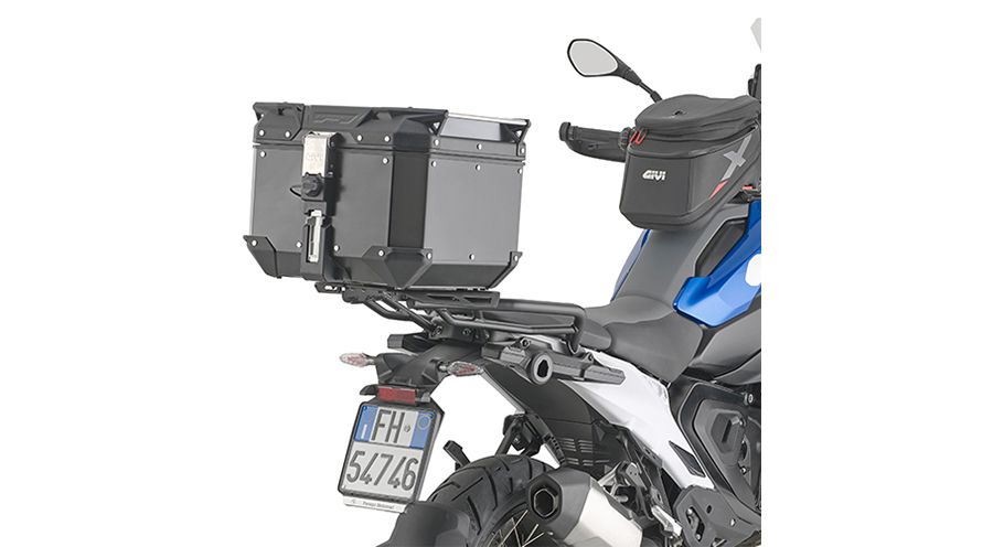BMW R1300GS & Adventure Topcasehalterung mit Sozius-Haltegriffen