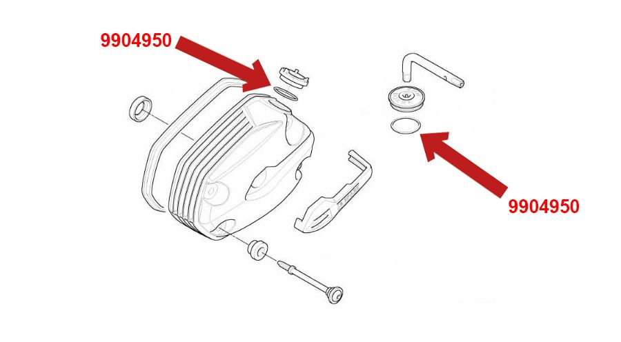 BMW R1200S & HP2 Sport O-Ring für Öldeckel