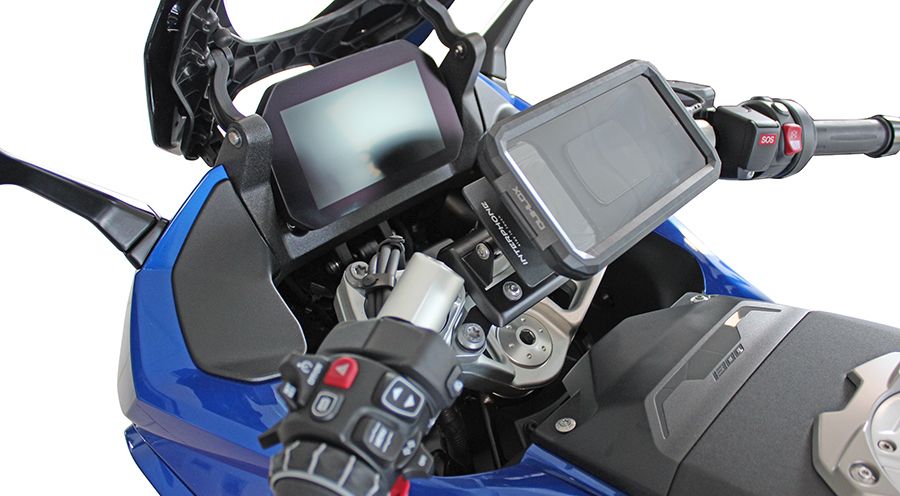 BMW R1300RS Smartphone-Halterung für originale Navi-Vorbereitung