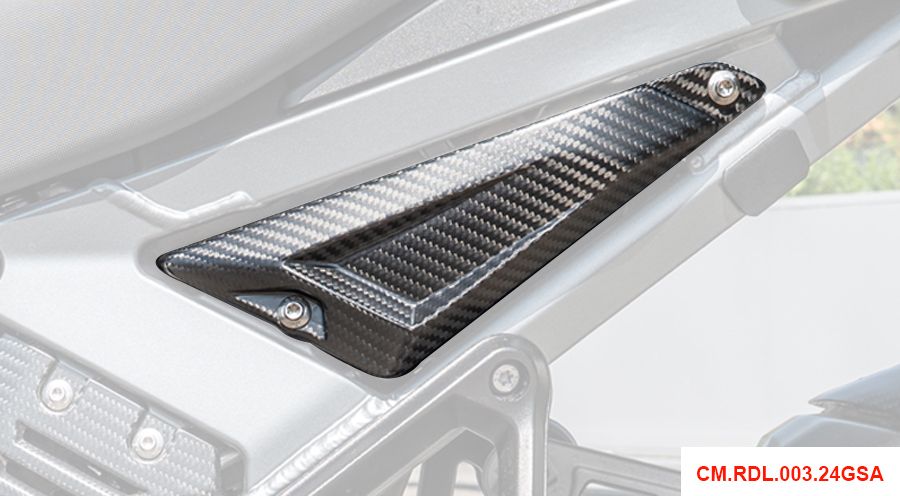 BMW R1300GS & Adventure Carbon Rahmendreieckcover hinten