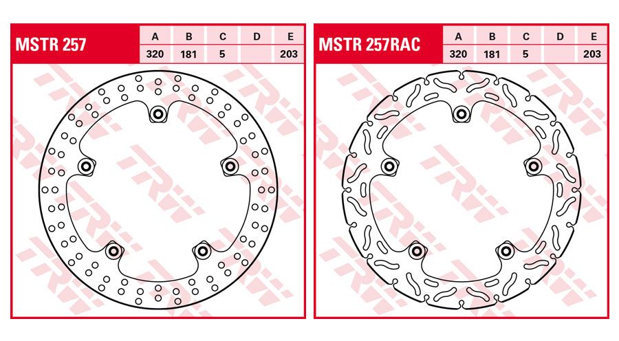 BMW K1200R & K1200R Sport Bremsscheiben vorne Rivet Pack
