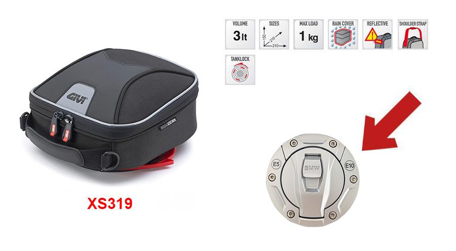 BMW R1300R Tankrucksack XS319