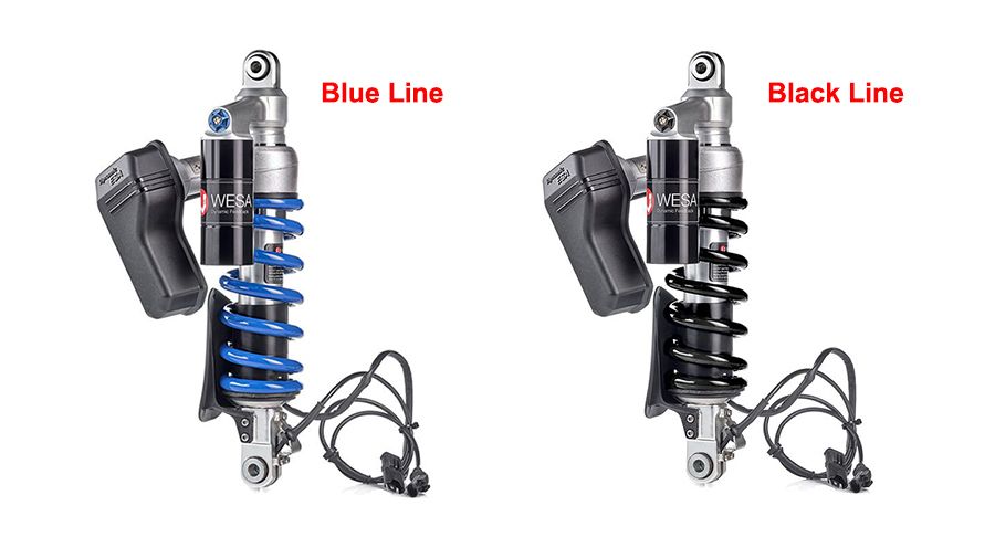 BMW R 1250 GS & R 1250 GS Adventure Wilbers Federbein Typ 645 Plug & Play WESA Dynamic Feedback hinten
