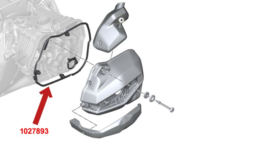 BMW R1300GS & Adventure Dichtsatz Ventildeckel