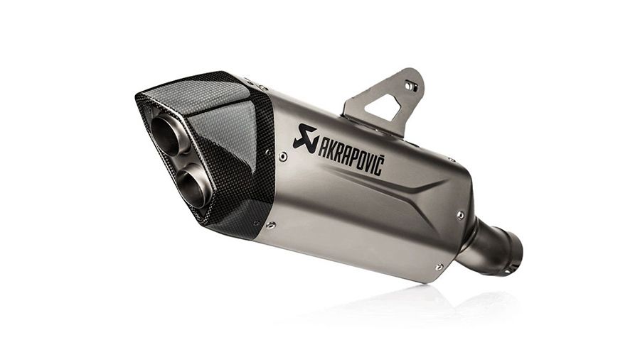 BMW R1300R Akrapovic Titan Schalldämpfer