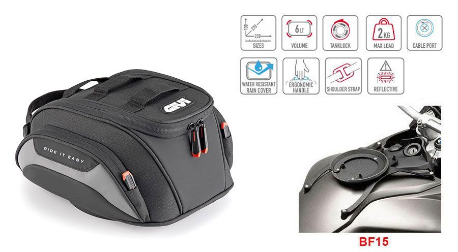 BMW F650GS (08-12), F700GS & F800GS (08-18) Tankrucksack Easy BAG