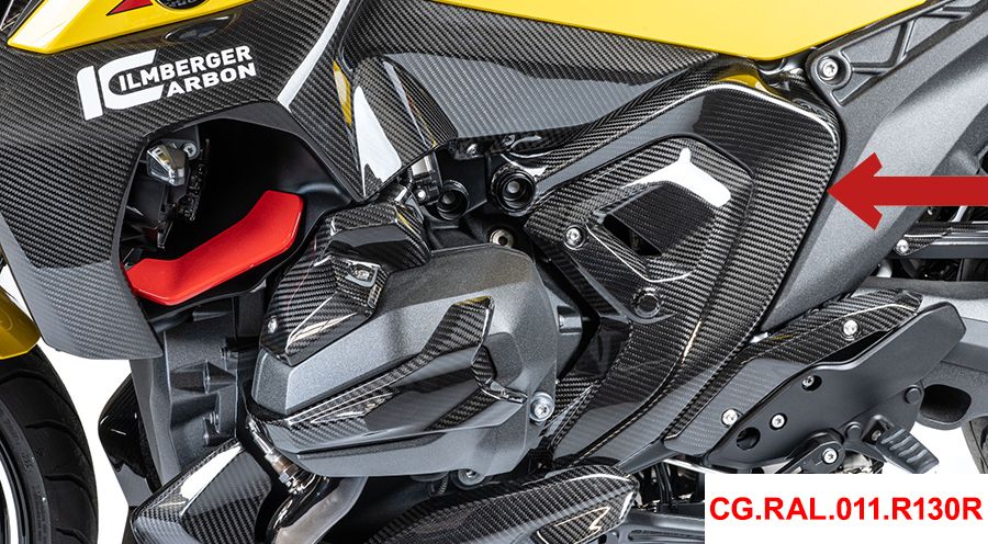 BMW R1300R Carbon Rahmenschützer