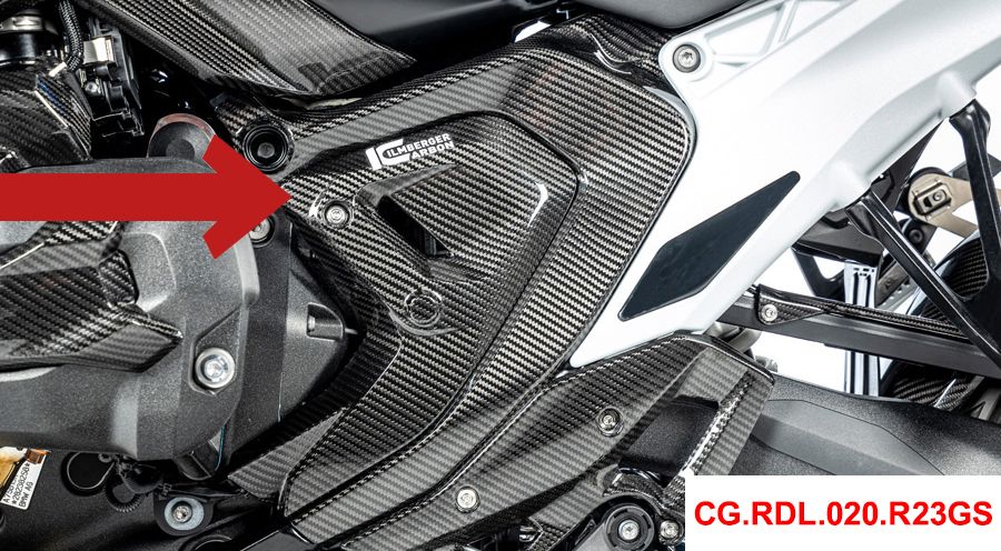 BMW R1300R Carbon Rahmendreieckcover