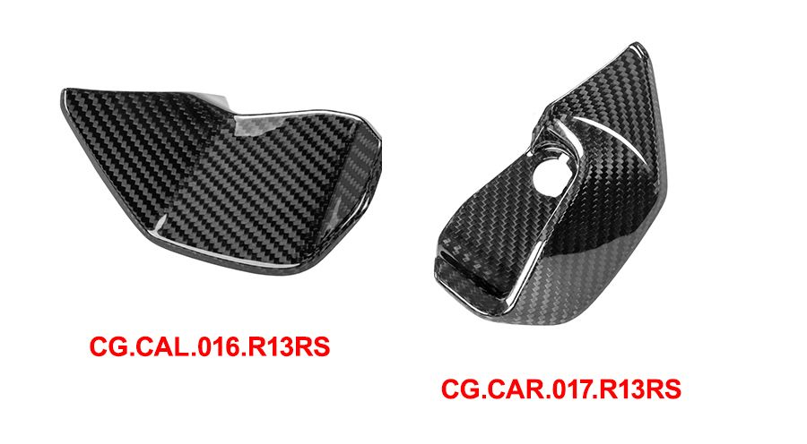 BMW R1300RS Carboncover am Cockpit