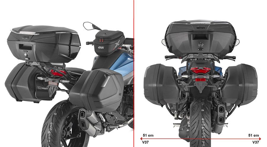 BMW R1300RS Seitenkofferhalterung