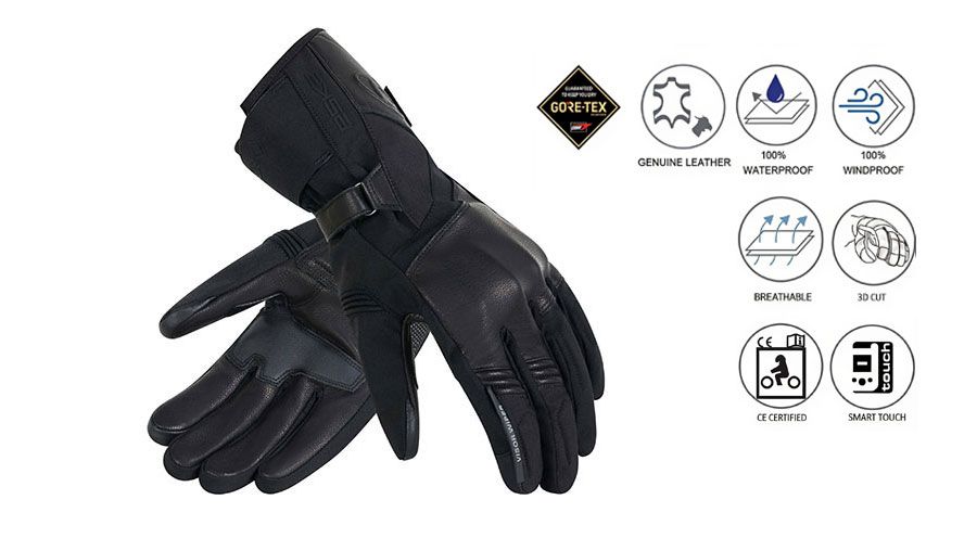 BMW R1200GS (04-12), R1200GS Adv (05-13) & HP2 Handschuh GTX Summer Grip