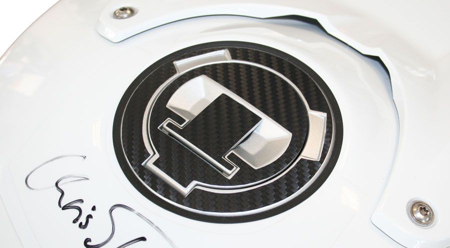 BMW R1200RT (2005-2013) Tankstutzen-Pad 3D-CarbonLook