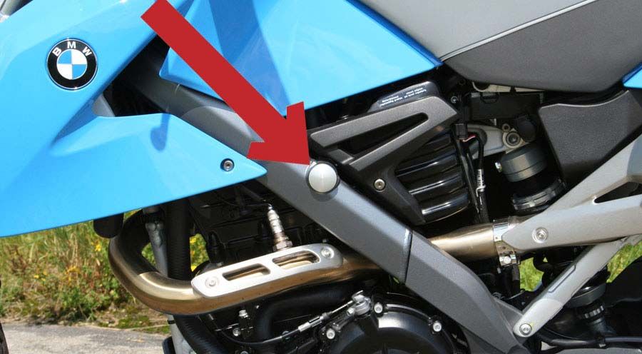 BMW G650Xchallenge, G650Xmoto, G650Xcountry Rahmenabdeckkappe